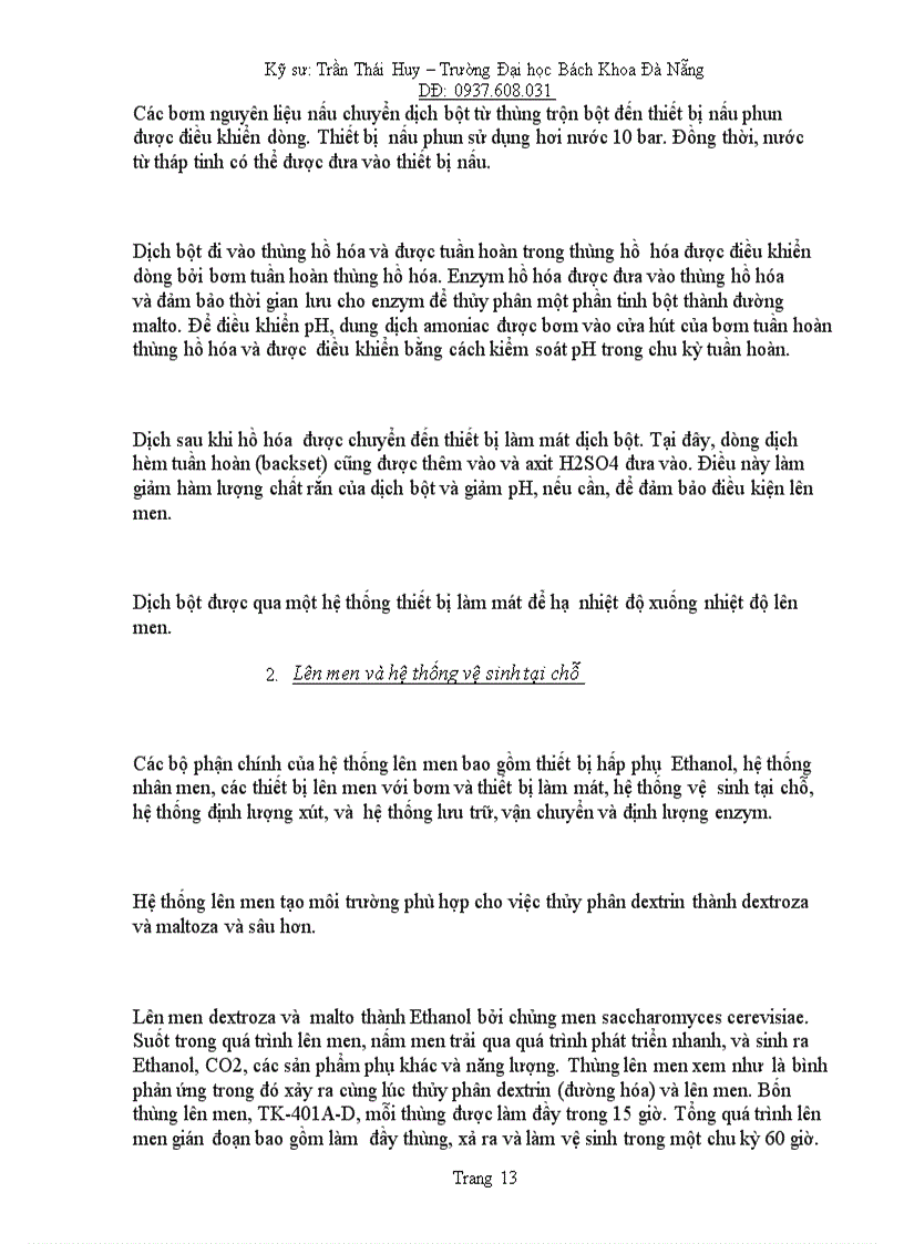 image for page Công nghệ sản xuất bio ethanol từ sắn lát phần