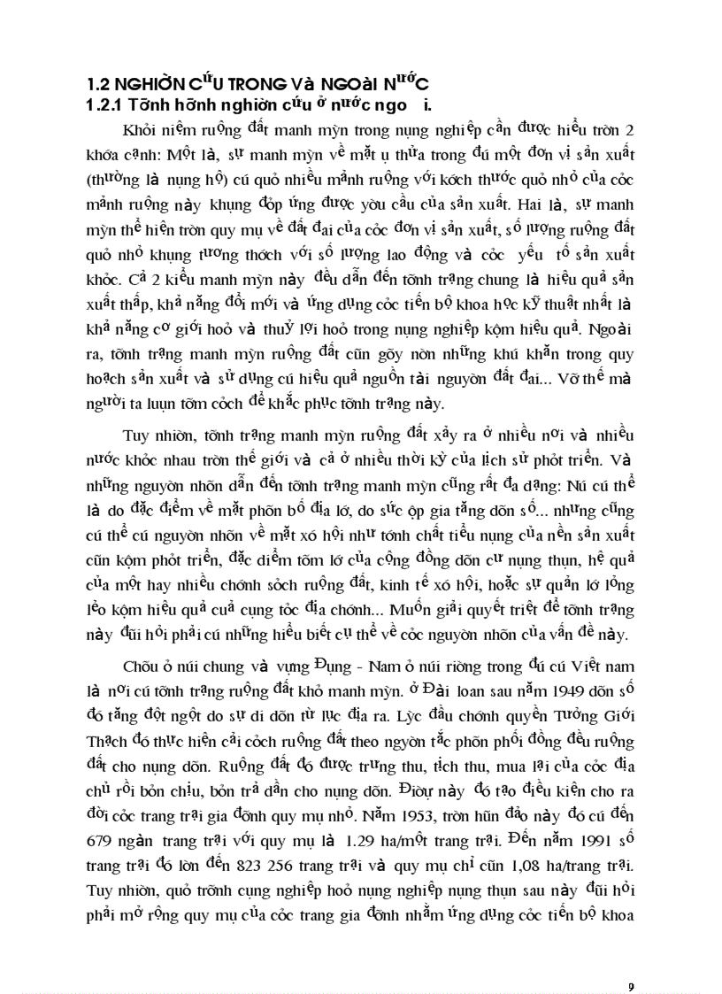 image for page Nghiên cứu thực tiễn dồn điền đổi thửa ở một số tỉnh và đề xuất chính sách khuyến khích dồn điền đổi thửa nâng cao hiệu quả sử dụng đất ở Đồng bằng Sông Hồng