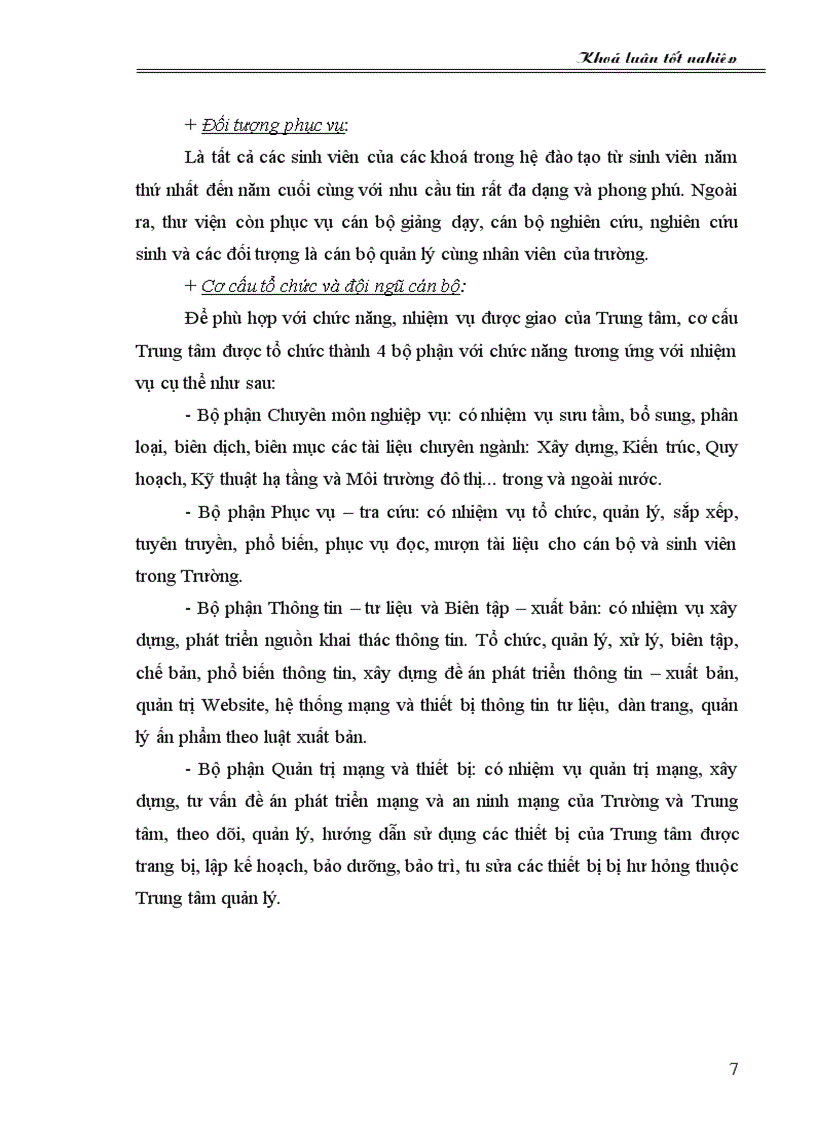 image for page Tìm hiểu quá trình áp dụng phần mềm tích hợp quản trị thư viện Libol tại trung tâm thông tin thư viện trường đại học kiến trúc hà nội