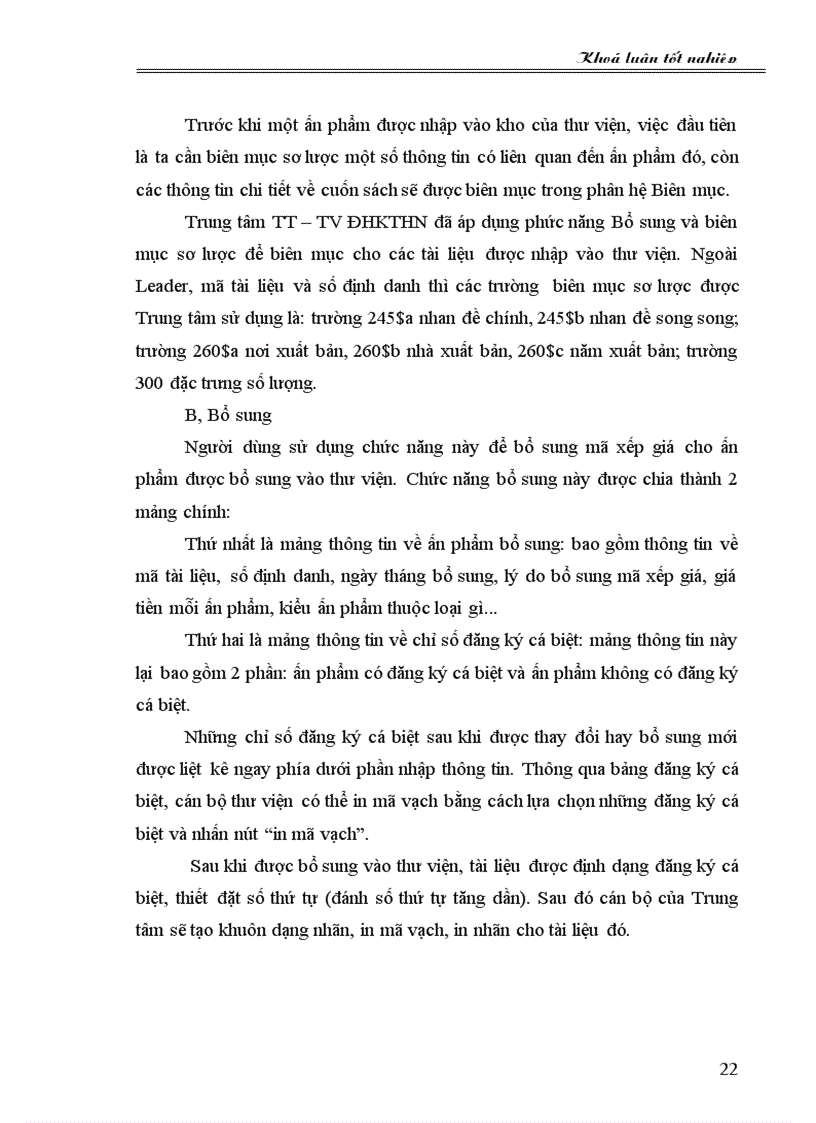 image for page Tìm hiểu quá trình áp dụng phần mềm tích hợp quản trị thư viện Libol tại trung tâm thông tin thư viện trường đại học kiến trúc hà nội