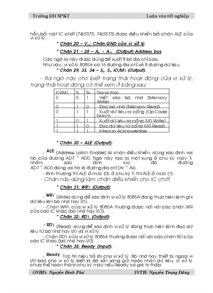 image for page Giao tiếp máy tính với kit vi xử ly 8085