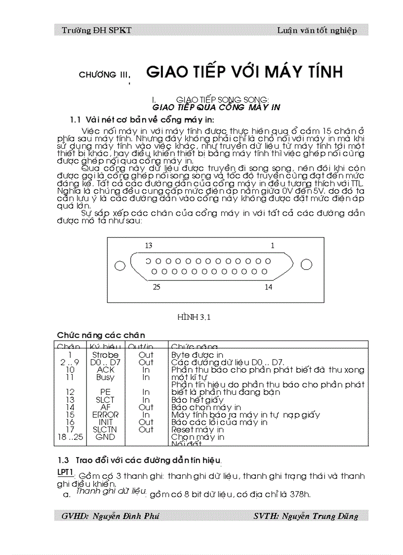 image for page Giao tiếp máy tính với kit vi xử ly 8085