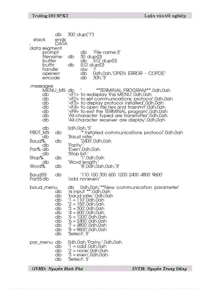 image for page Giao tiếp máy tính với kit vi xử ly 8085