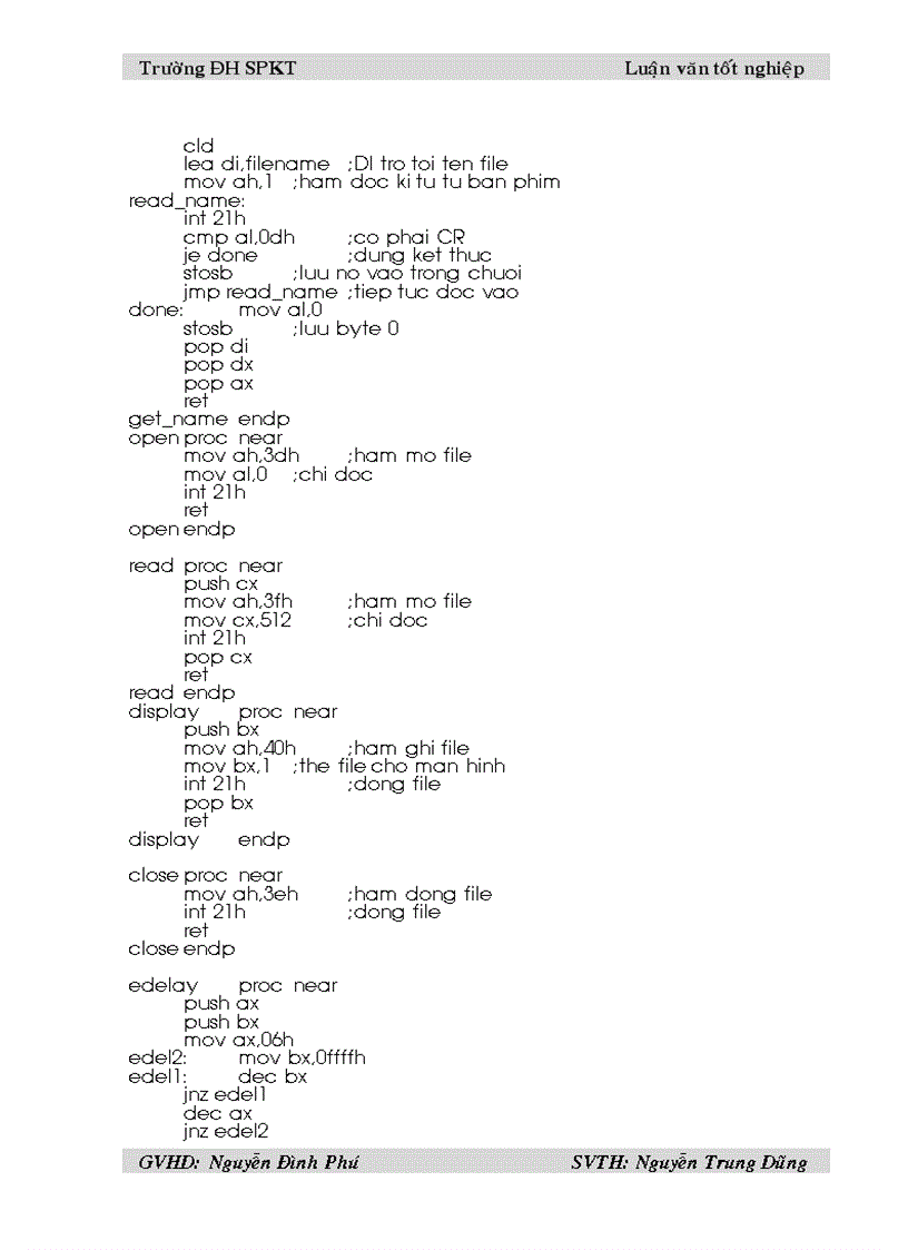 image for page Giao tiếp máy tính với kit vi xử ly 8085