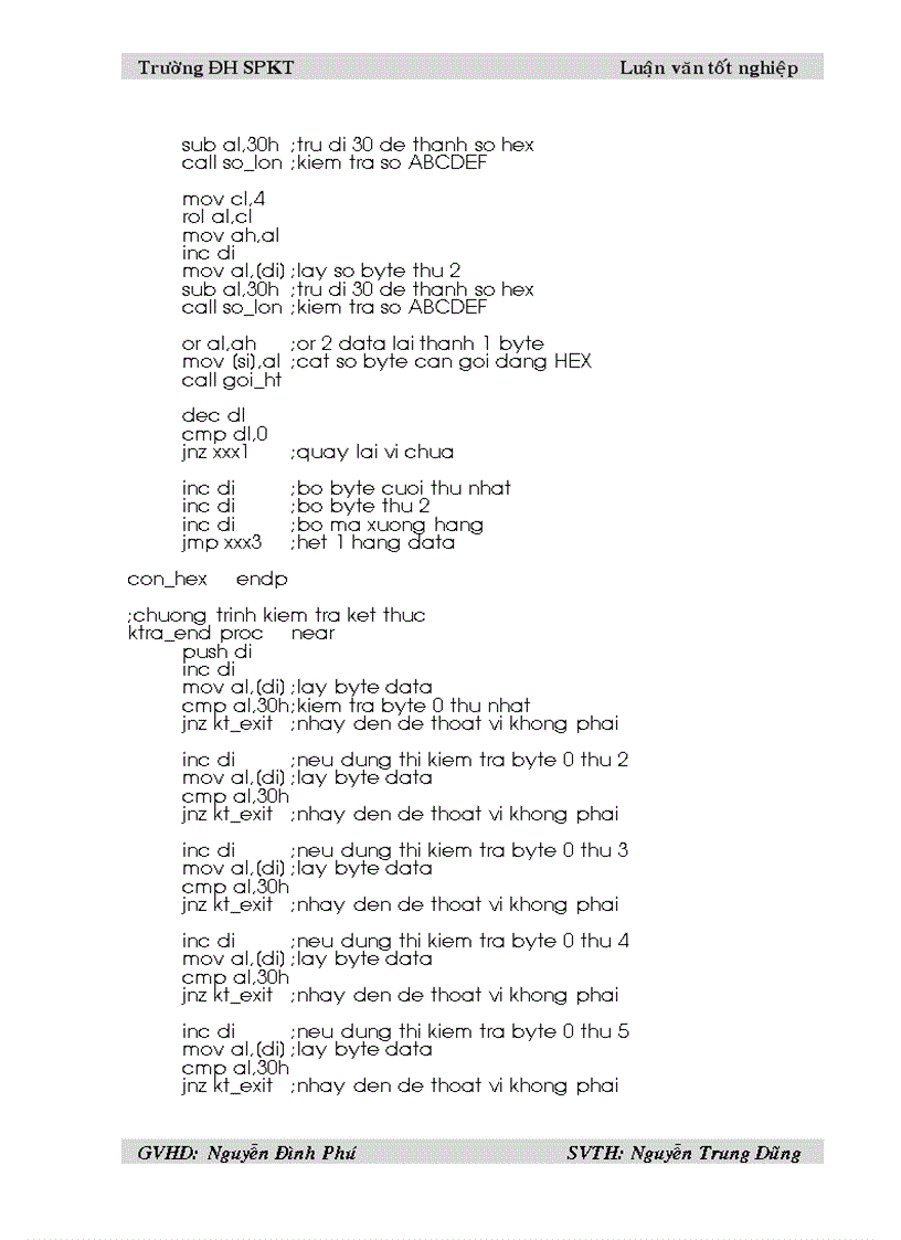 image for page Giao tiếp máy tính với kit vi xử ly 8085