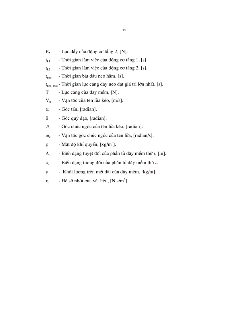 image for page LV tiến sỹ Nghiên cứu ảnh hưởng của một số tham số kết cấu đến các đặc trưng động lực học của hệ thống tên lửa kéo chuỗi lượng nổ mềm liên tục