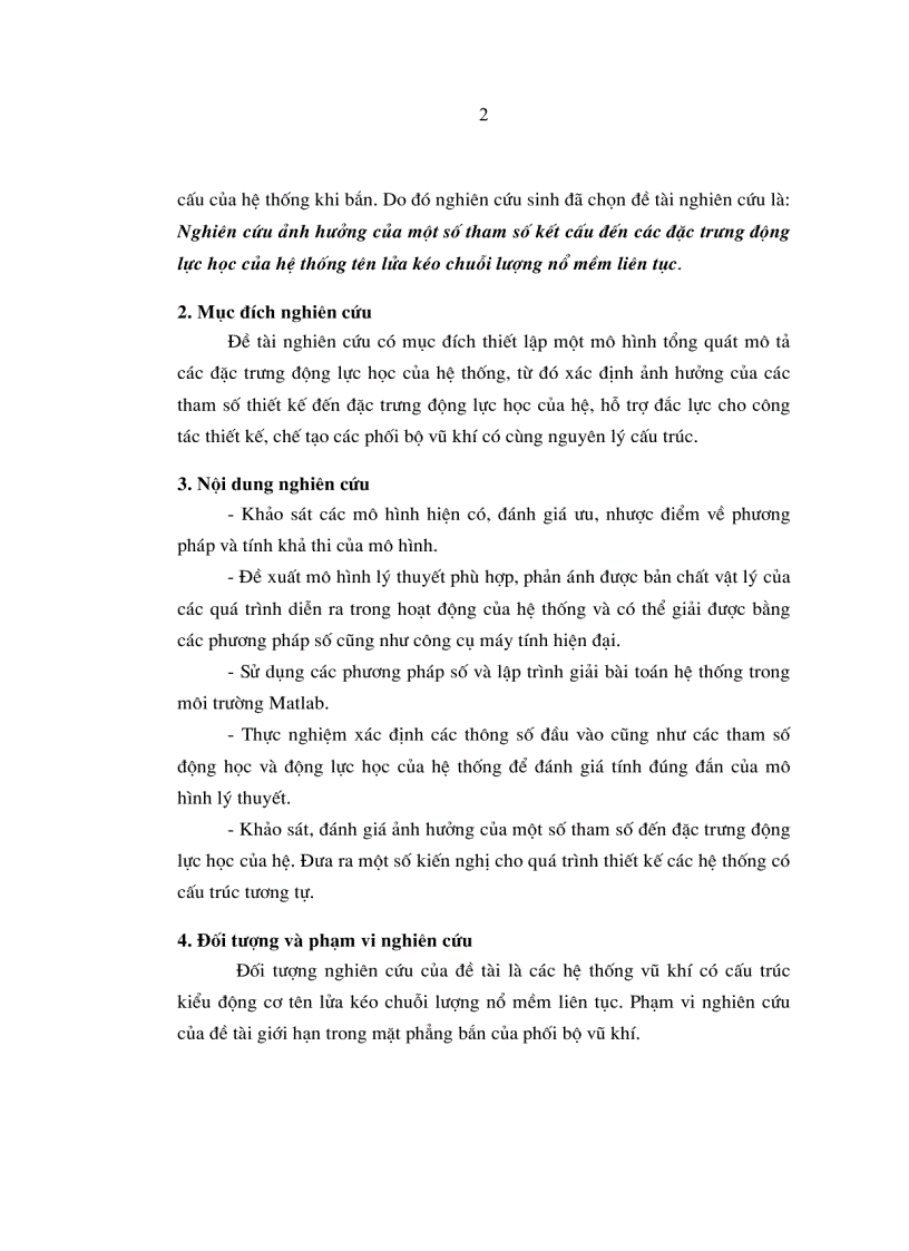 image for page LV tiến sỹ Nghiên cứu ảnh hưởng của một số tham số kết cấu đến các đặc trưng động lực học của hệ thống tên lửa kéo chuỗi lượng nổ mềm liên tục