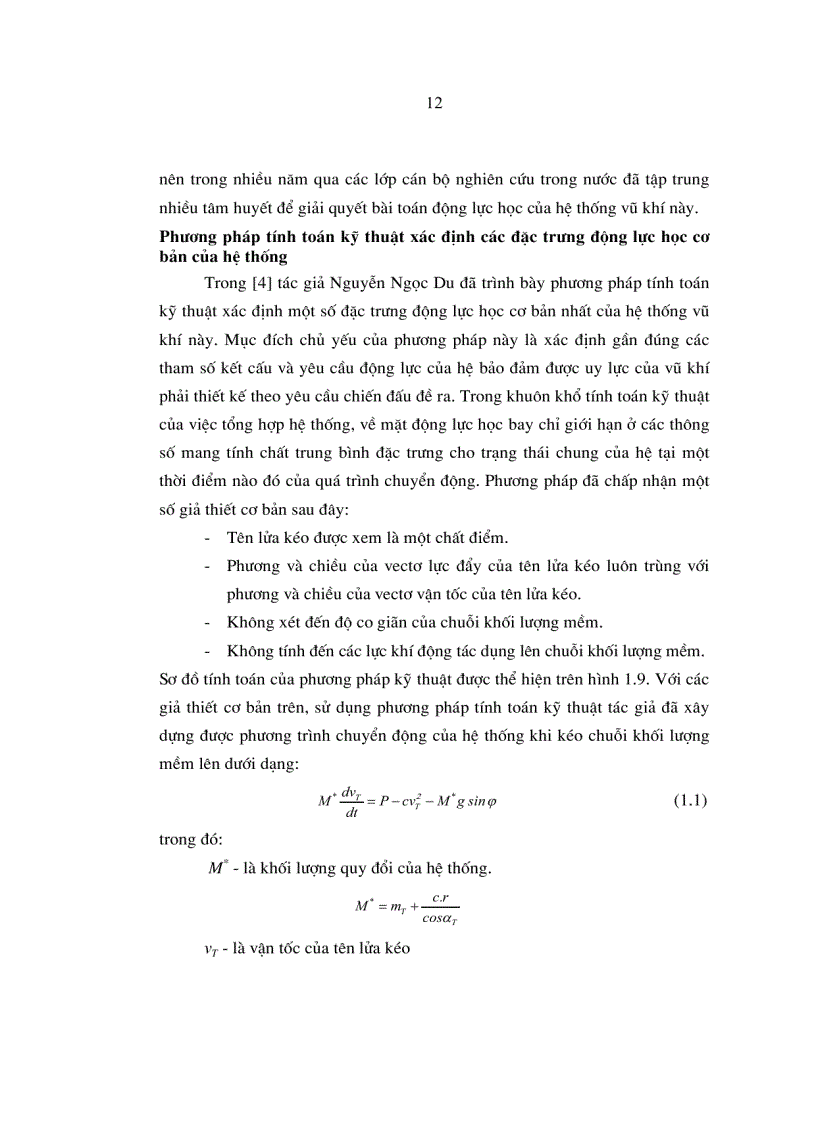 image for page LV tiến sỹ Nghiên cứu ảnh hưởng của một số tham số kết cấu đến các đặc trưng động lực học của hệ thống tên lửa kéo chuỗi lượng nổ mềm liên tục