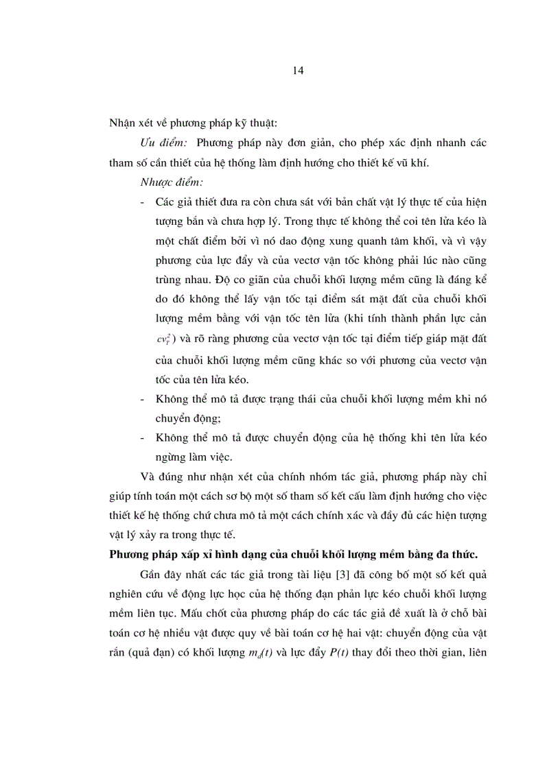 image for page LV tiến sỹ Nghiên cứu ảnh hưởng của một số tham số kết cấu đến các đặc trưng động lực học của hệ thống tên lửa kéo chuỗi lượng nổ mềm liên tục