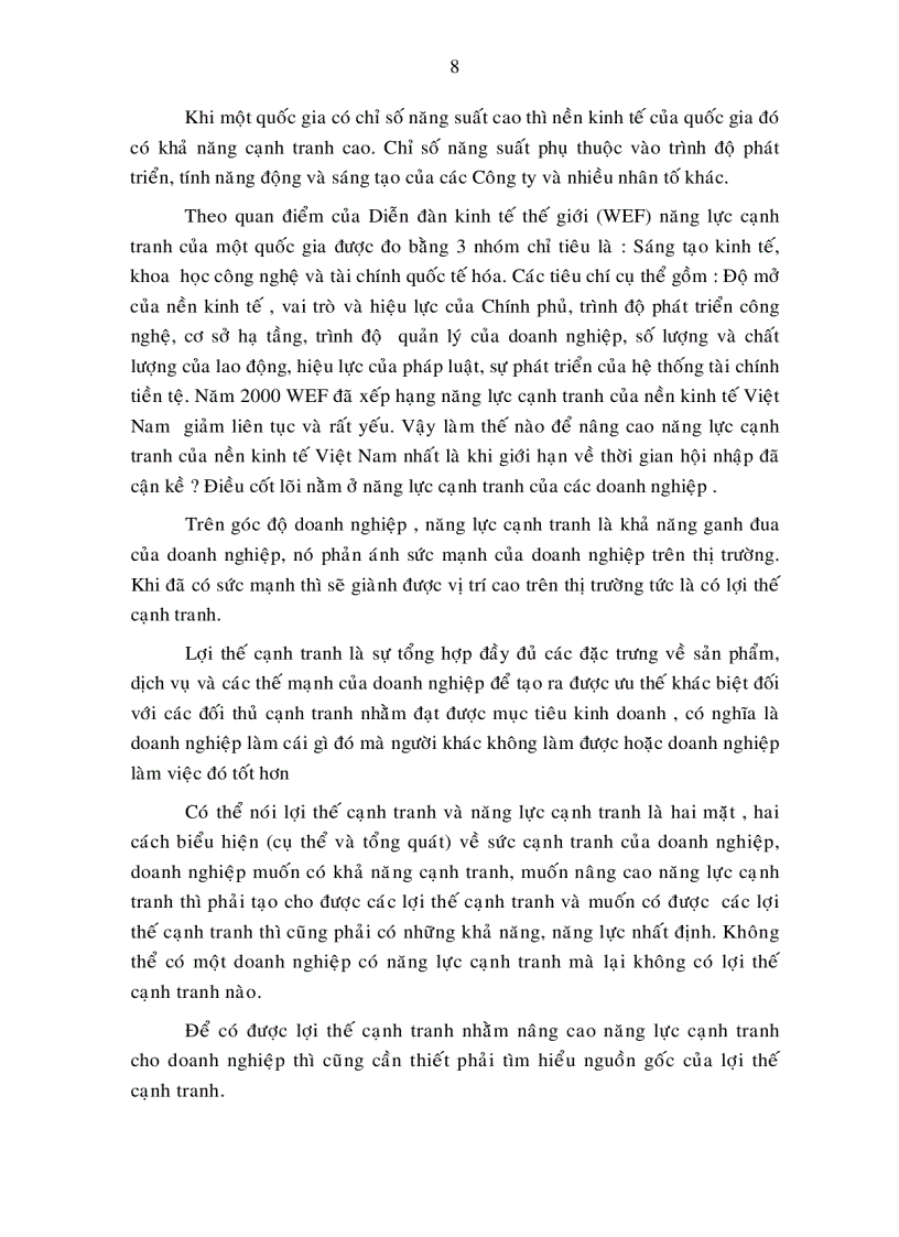 image for page Giải pháp nâng cao năng lực cạnh tranh của công ty cổ phần sữa Việt nam Vinamilk đến năm 2010