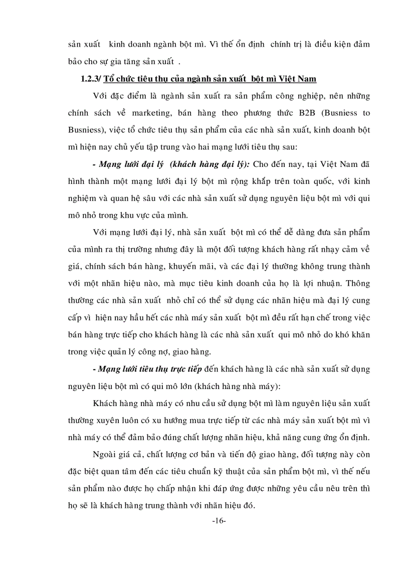 image for page Một số giải pháp nhằm củng cố và mở rộng thị trường bột mì của Tổng công ty lương thực miền Nam