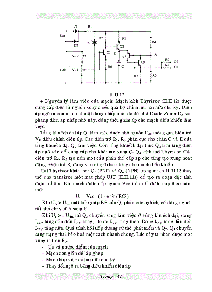 image for page Thiết kế và thi công một mô hình mạch kích thyristor trong thiết bị chỉnh lưu có điều khiển