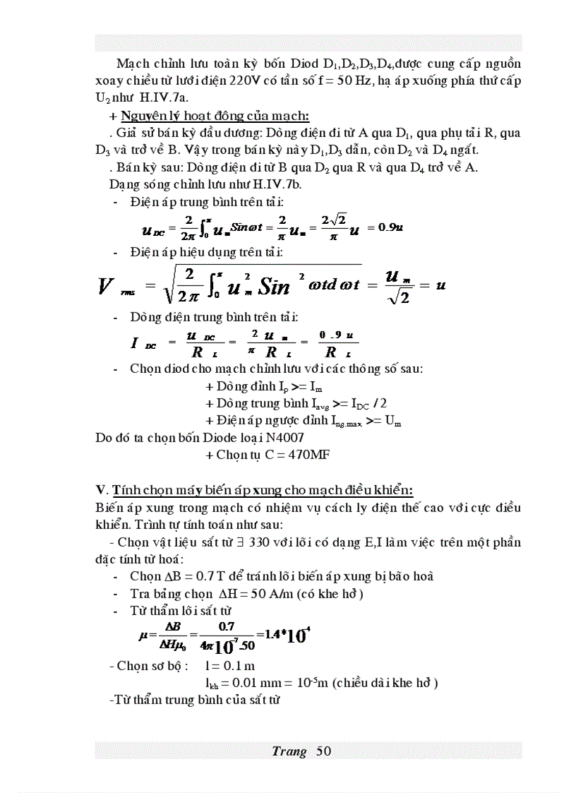 image for page Thiết kế và thi công một mô hình mạch kích thyristor trong thiết bị chỉnh lưu có điều khiển