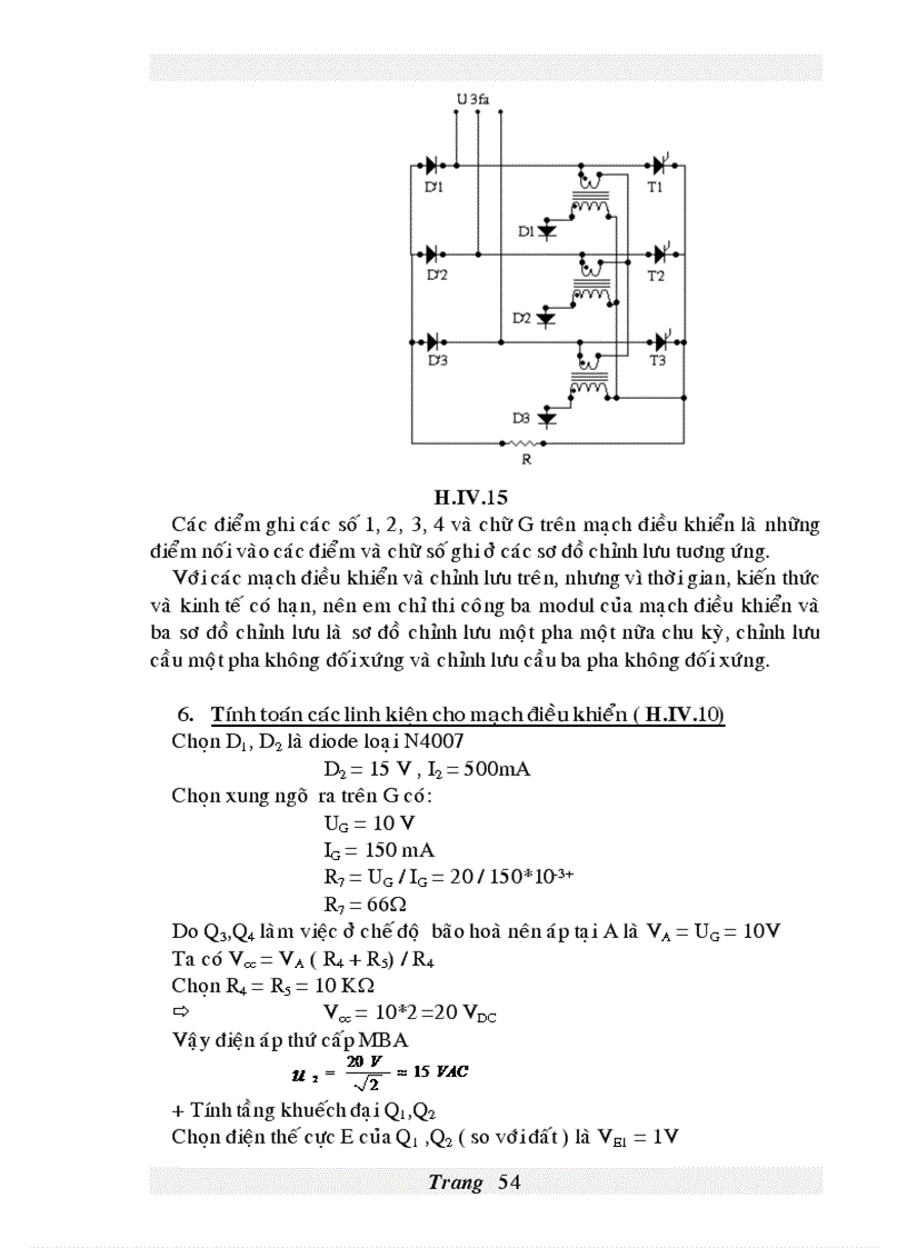 image for page Thiết kế và thi công một mô hình mạch kích thyristor trong thiết bị chỉnh lưu có điều khiển