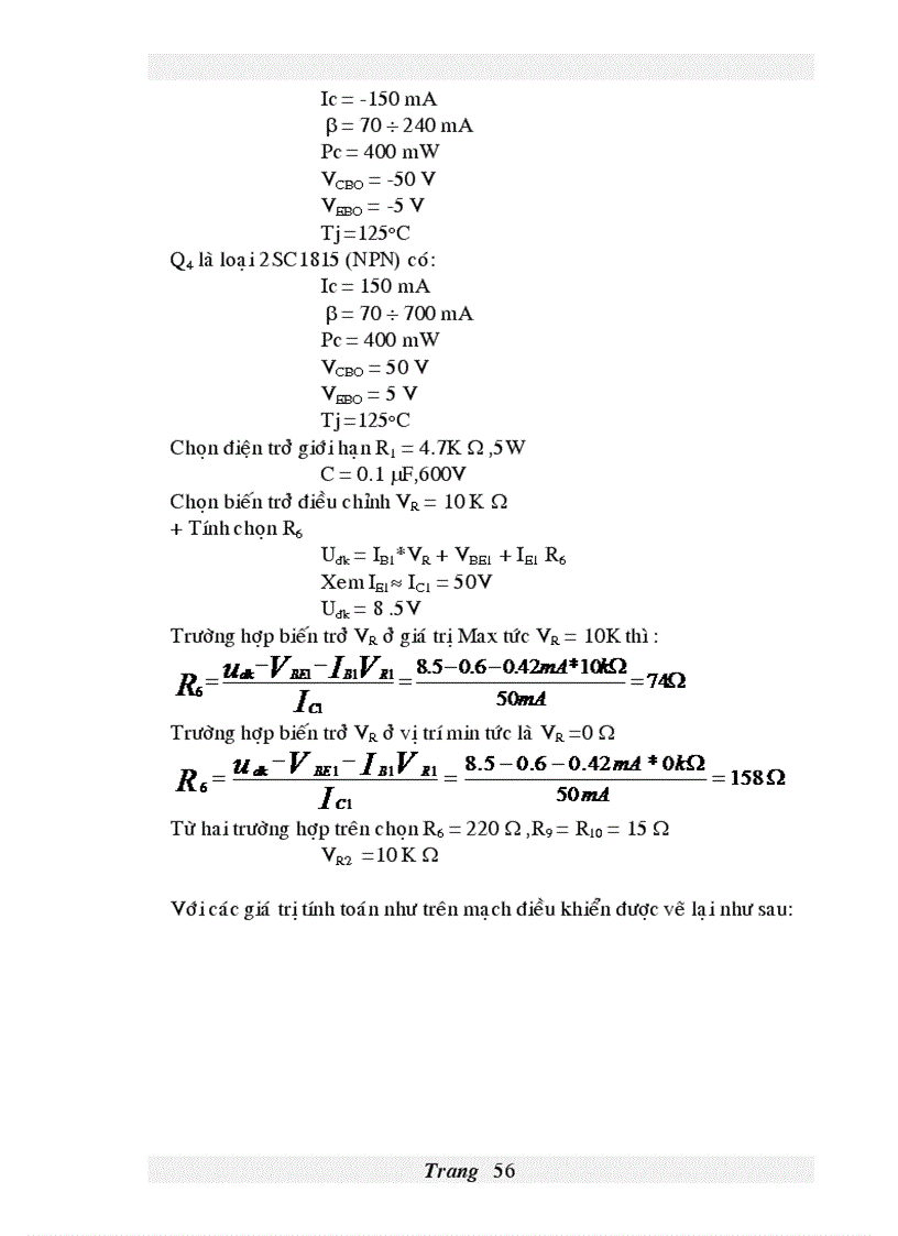 image for page Thiết kế và thi công một mô hình mạch kích thyristor trong thiết bị chỉnh lưu có điều khiển