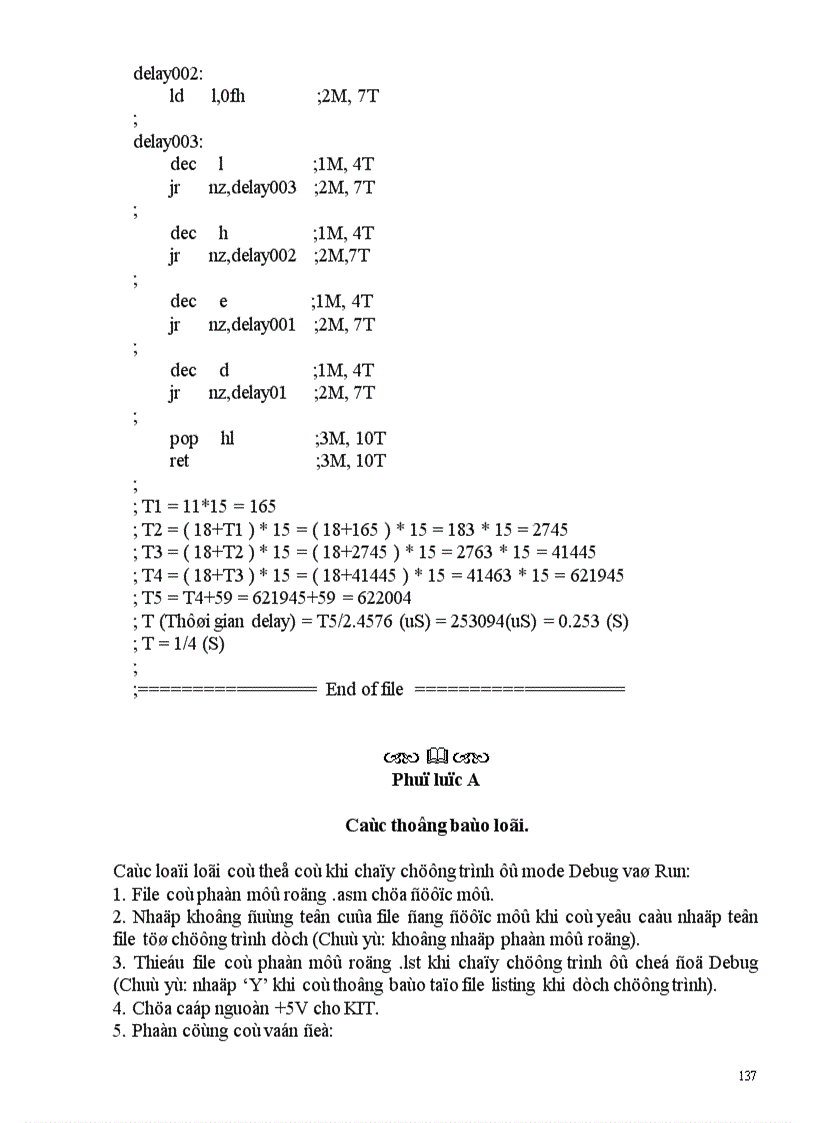 image for page Thiết kế thi công và viết chương trình điều khiển mạch thực hành cho Z80 CPU Giao tiếp với máy tính qua ngõ máy in