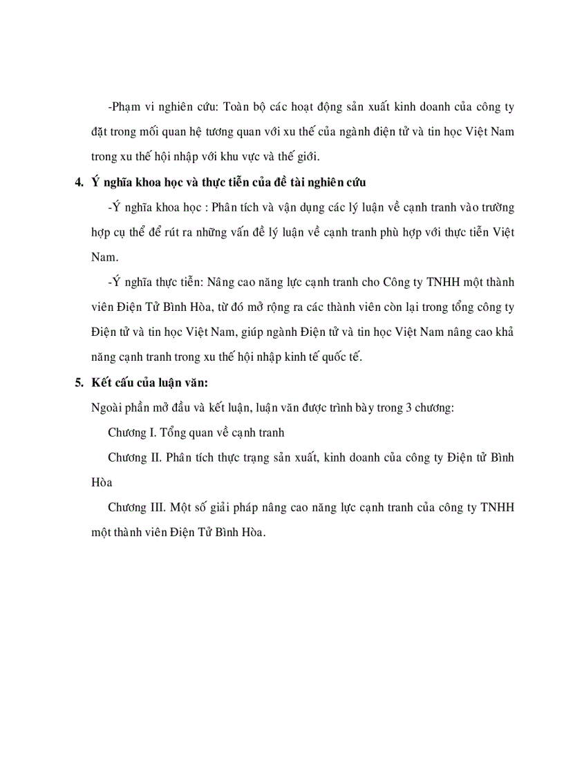 image for page Một số giải pháp nhằm nâng cao năng lực cạnh tranh của Công ty TNHH một thành viên điện tử Bình Hòa