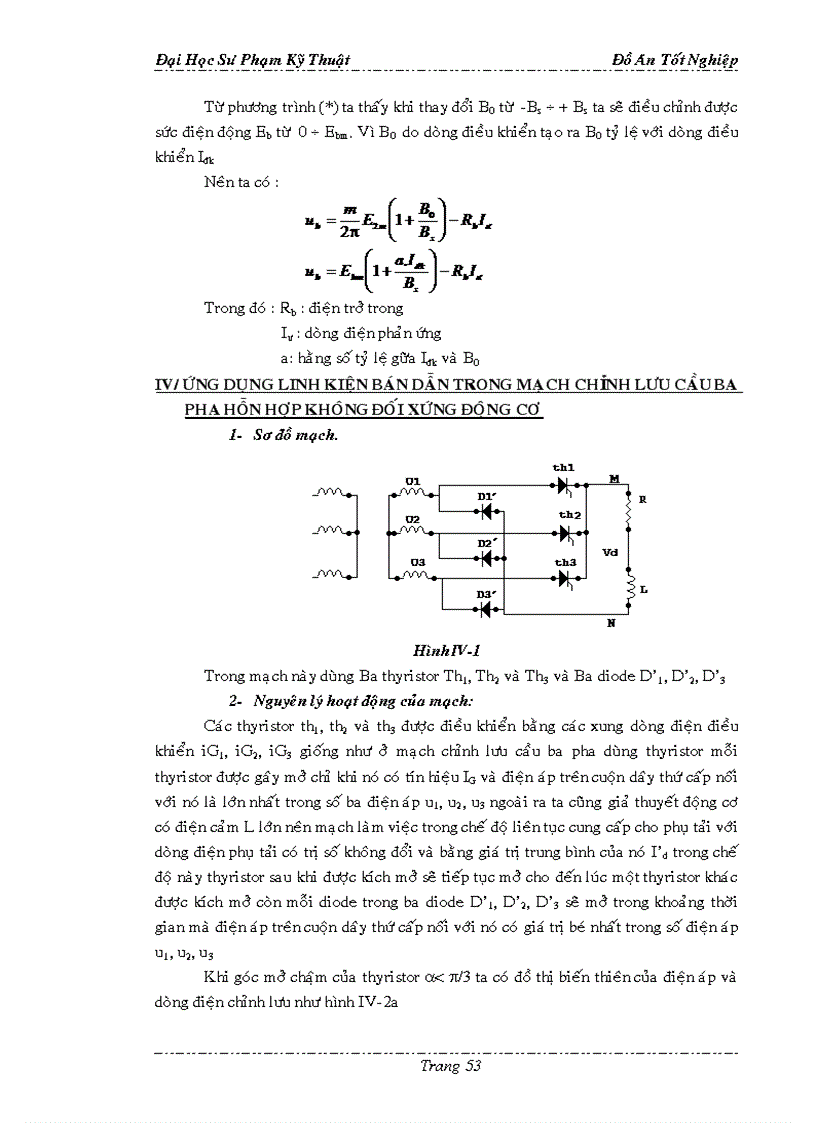 image for page Ứng dụng điện tử công suất và bộ điều khiển lập trình plc trong điều khiển động cơ điện một chiều