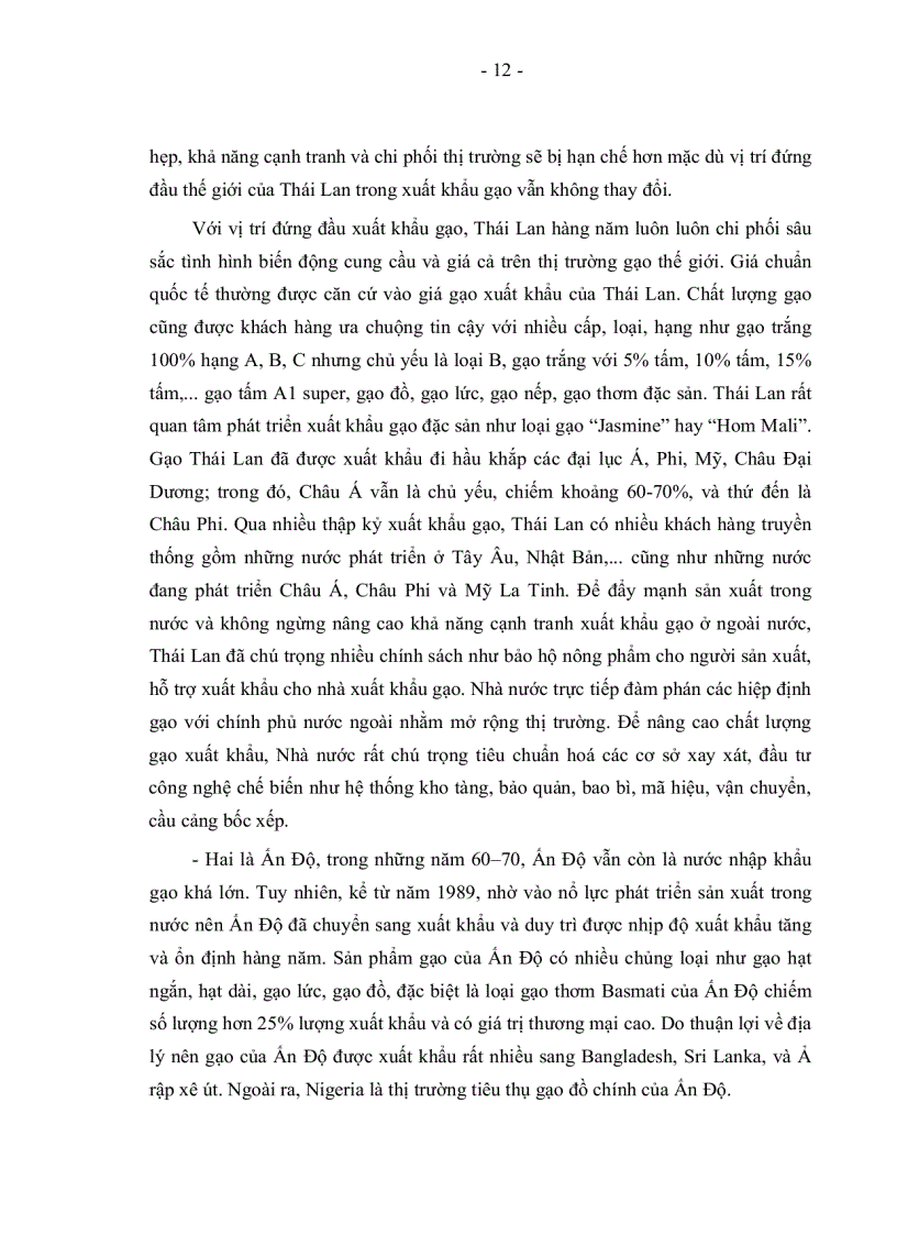 image for page Một số giải pháp nhằm phát triển thị trường xuất khẩu gạo của việt nam đến năm 2010