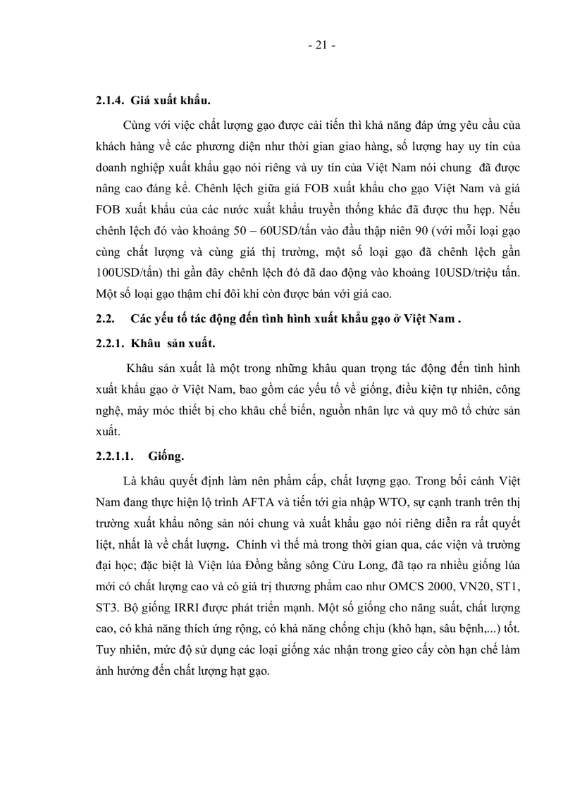 image for page Một số giải pháp nhằm phát triển thị trường xuất khẩu gạo của việt nam đến năm 2010