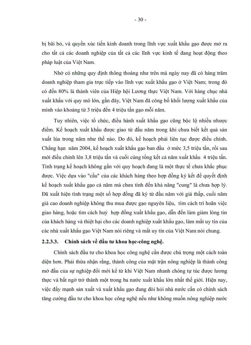 image for page Một số giải pháp nhằm phát triển thị trường xuất khẩu gạo của việt nam đến năm 2010