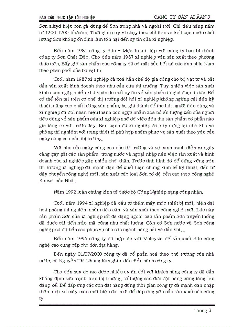 image for page Thực tập tại công ty cổ phần Sơn Đông Á bản vẽ