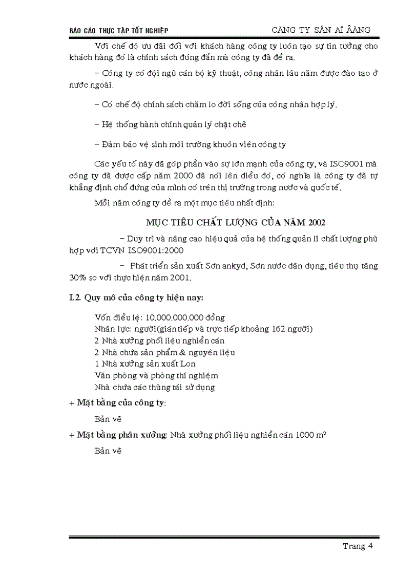 image for page Thực tập tại công ty cổ phần Sơn Đông Á bản vẽ