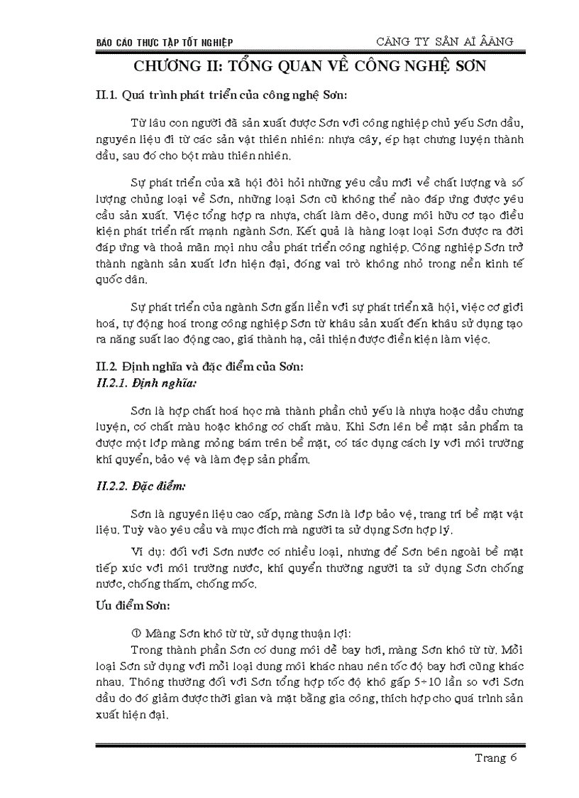 image for page Thực tập tại công ty cổ phần Sơn Đông Á bản vẽ