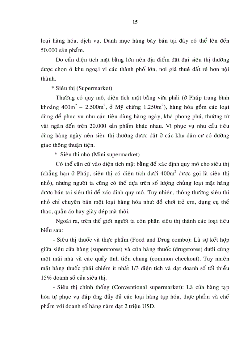 image for page Giải pháp phát triển siêu thị ở TP HCM đến năm 2010 và tầm nhìn đến năm 2020