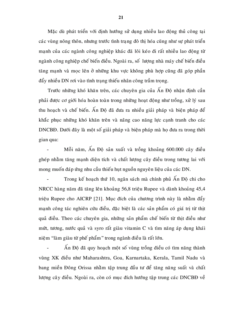 image for page Giải pháp nâng cao năng lược cạnh trạnh của các doanh nghiệp chế biến hạt điều Việt Nam