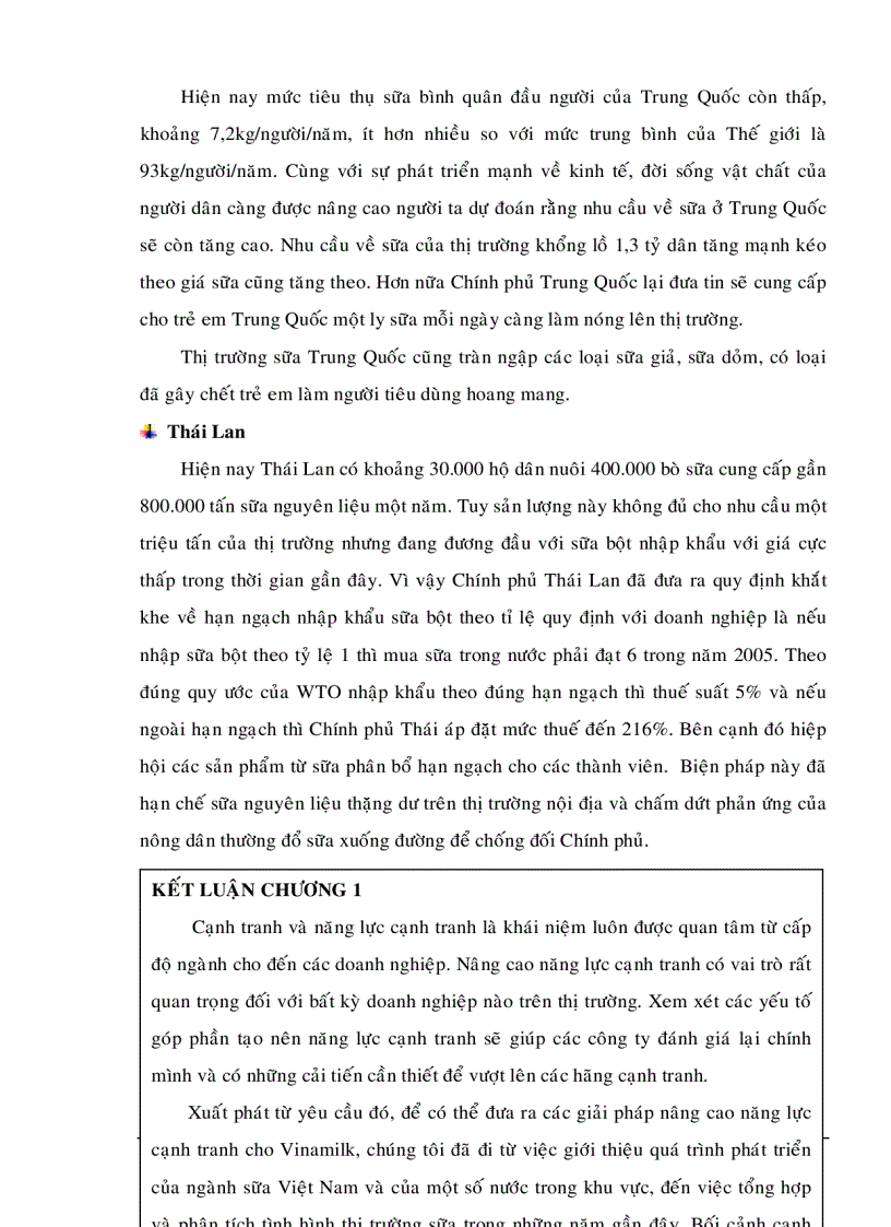 image for page Nâng cao năng lực cạnh tranh của Công ty Cổ phần Sữa Việt Nam Vinamilk