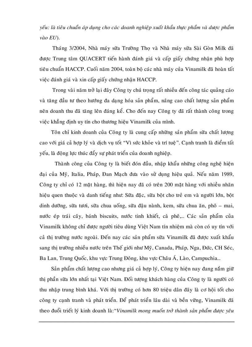 image for page Nâng cao năng lực cạnh tranh của Công ty Cổ phần Sữa Việt Nam Vinamilk