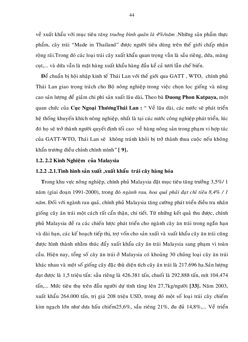 image for page Các giải pháp nâng cao năng lực cạnh tranh của mặt hàng trái cây xuất khẩu của Việt Nam sang thị trường EU giai đoạn 2006 2015