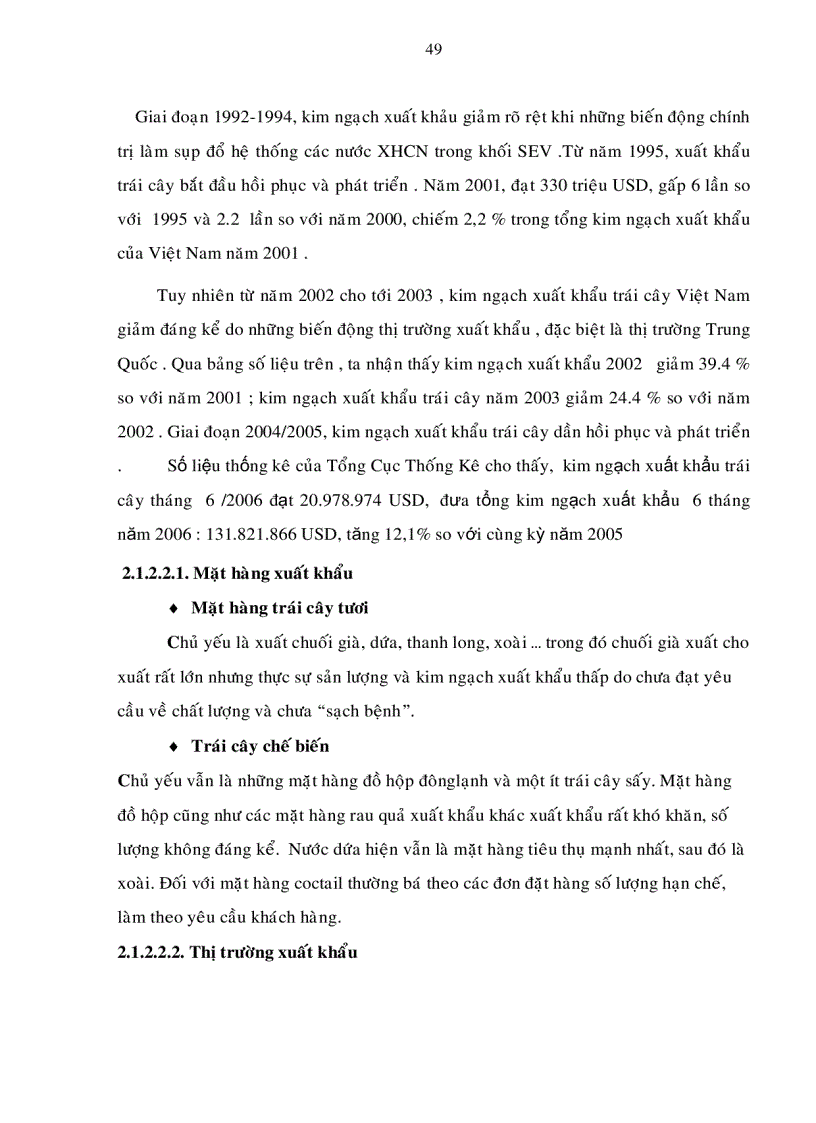 image for page Các giải pháp nâng cao năng lực cạnh tranh của mặt hàng trái cây xuất khẩu của Việt Nam sang thị trường EU giai đoạn 2006 2015