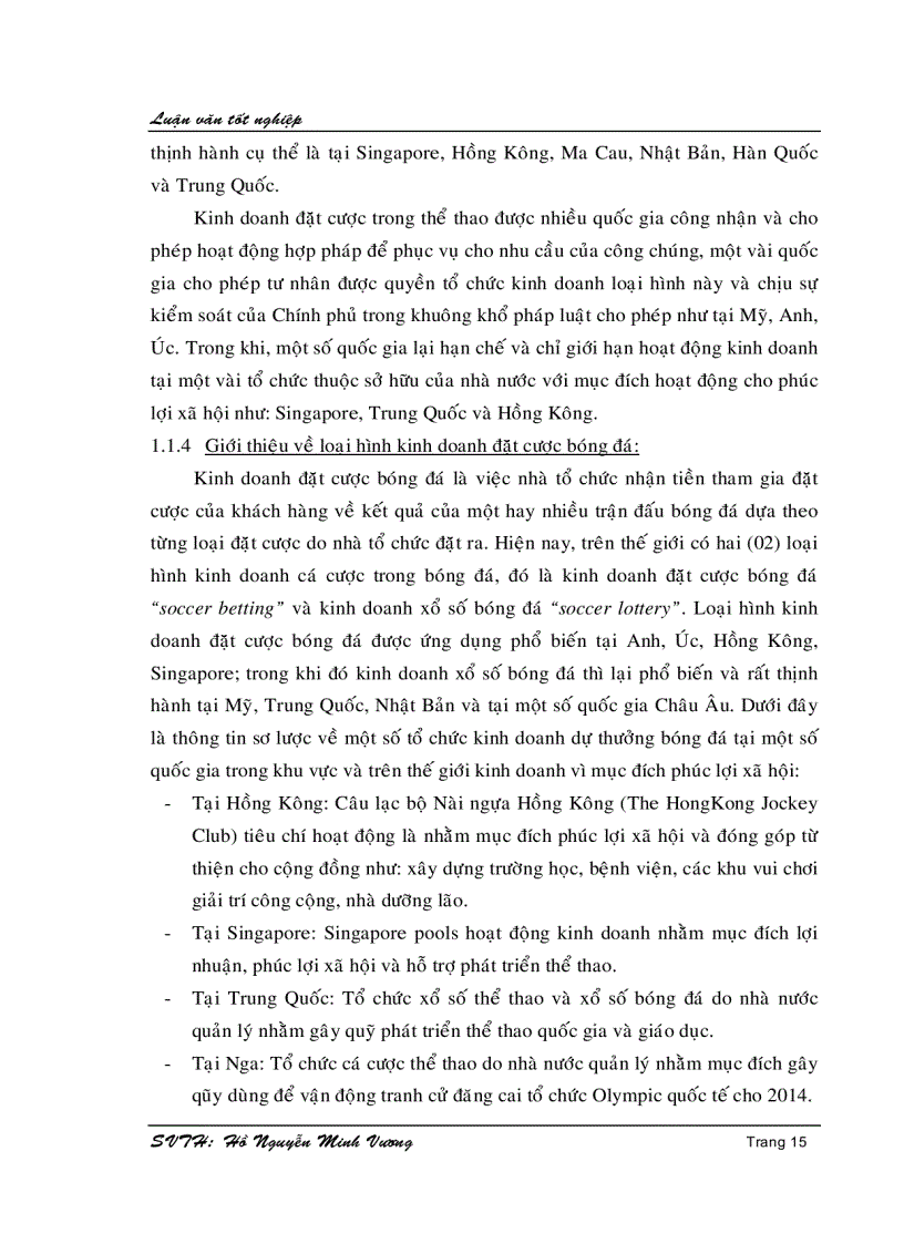 image for page Xây dựng dự án thành lập công ty kinh doanh đặt cược bóng đá tại Việt Nam