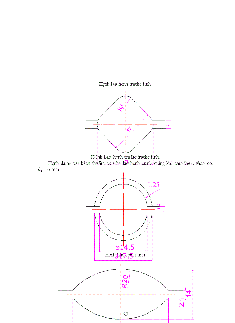 image for page Thiết kế máy cán thép vằn Kích thước của sản phẩm thép vằn 14