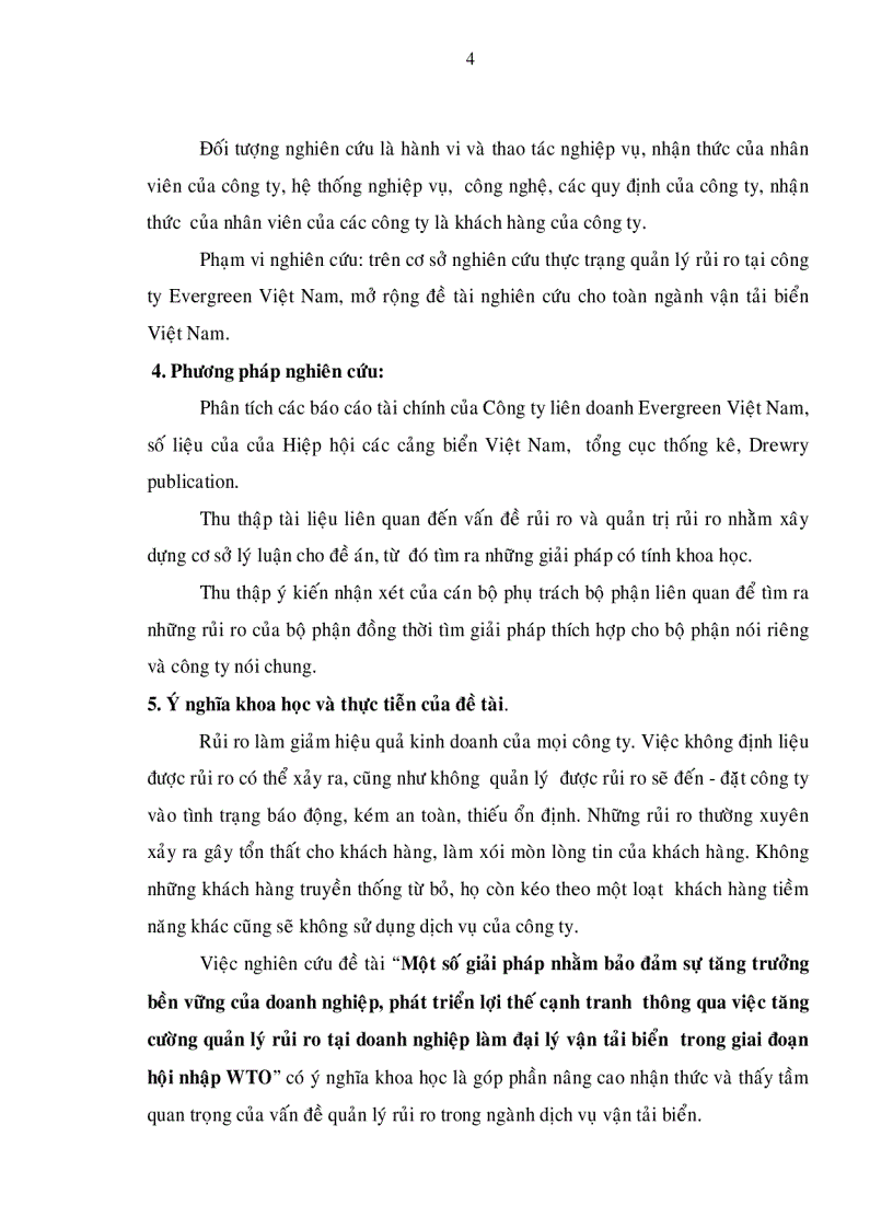 image for page Một số giải pháp nhằm bảo đảm sự tăng trưởng bền vững của doanh nghiệp phát triển lợi thế cạnh tranh thông qua việc tăng cường quản lý rủi ro tại doanh nghiệp làm đại lý vận tải biển tr