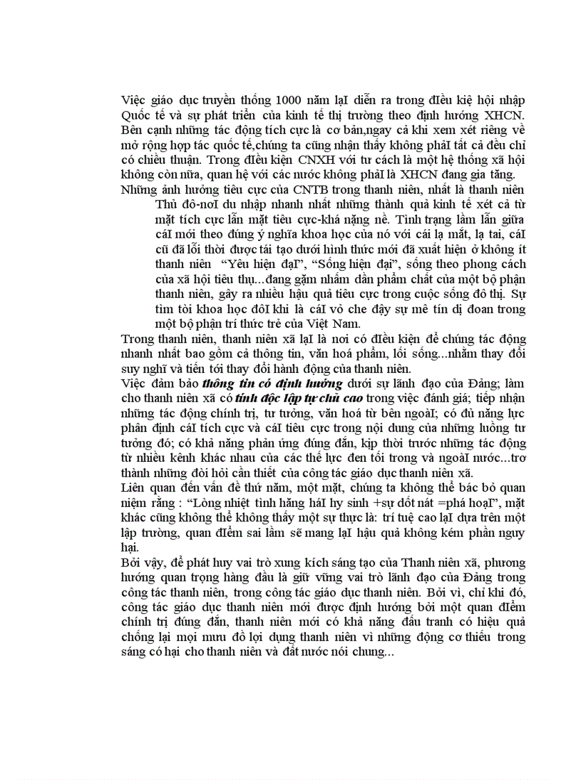 image for page Tiểu luận Thực trạng và giải pháo nâng cao chất lượng công tác giáo dục lý tưởng cách mạng cho thanh niên xã Hương Lâm Phú Thọ