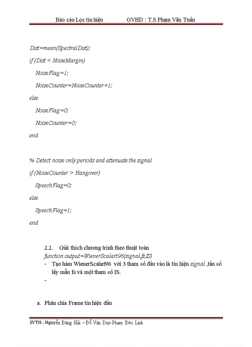 image for page Lọc tín hiệu có code matlab đi kèm