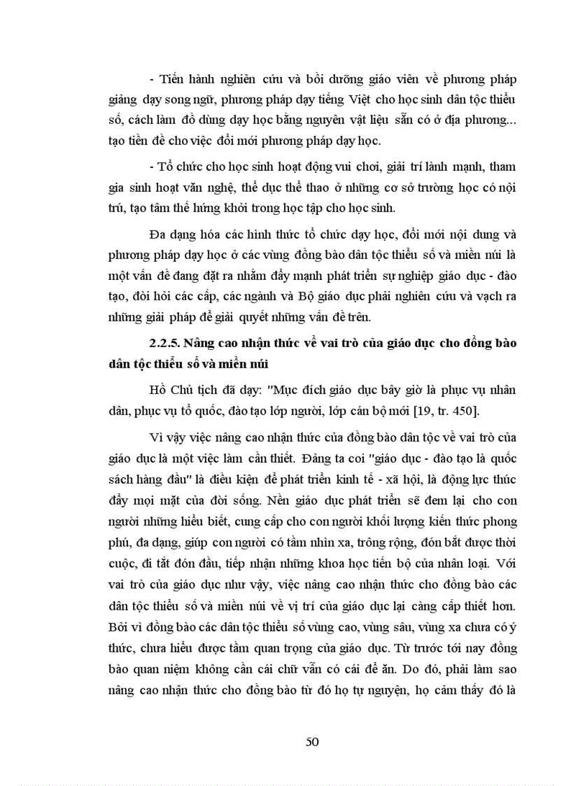 image for page Nâng cao hiệu quả giáo dục đào tạo ở vùng dân tộc thiểu số và miền núi đáp ứng yêu cầu công nghiệp hóa hiện đại hóa đất nước Từ thực tiễn các tỉnh miền núi phía Bắc