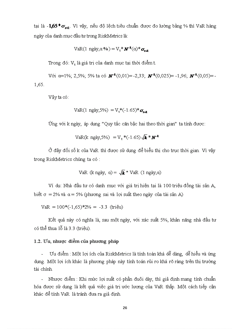 image for page Ứng dụng phương pháp xác định giá trị rủi ro VaR trong phân tích và quản trị rủi ro các dự án đầu tư ngành thép tại Ngân hàng Agribank chi nhánh tỉnh Hải Dương