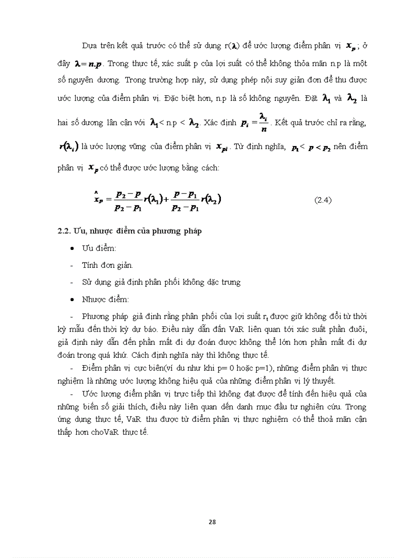 image for page Ứng dụng phương pháp xác định giá trị rủi ro VaR trong phân tích và quản trị rủi ro các dự án đầu tư ngành thép tại Ngân hàng Agribank chi nhánh tỉnh Hải Dương