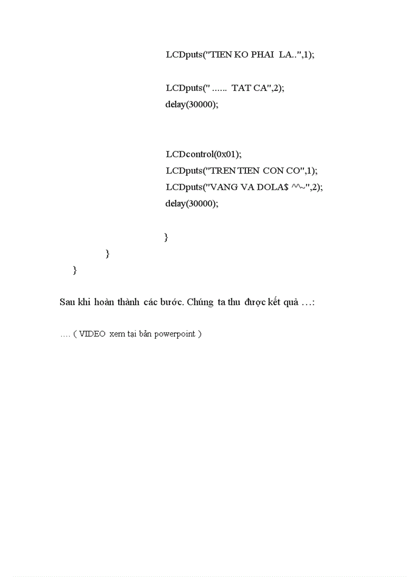 image for page Hiển thị chữ trên màn LCD với các hiệu ứng khác nhau