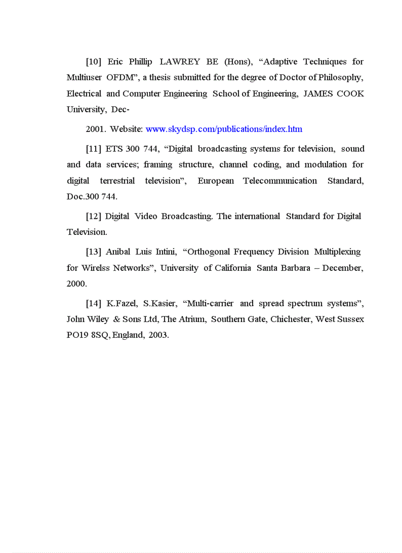 image for page Tổng quát về công nghệ OFDM và các ứng dụng trong thông tin vô tuyến