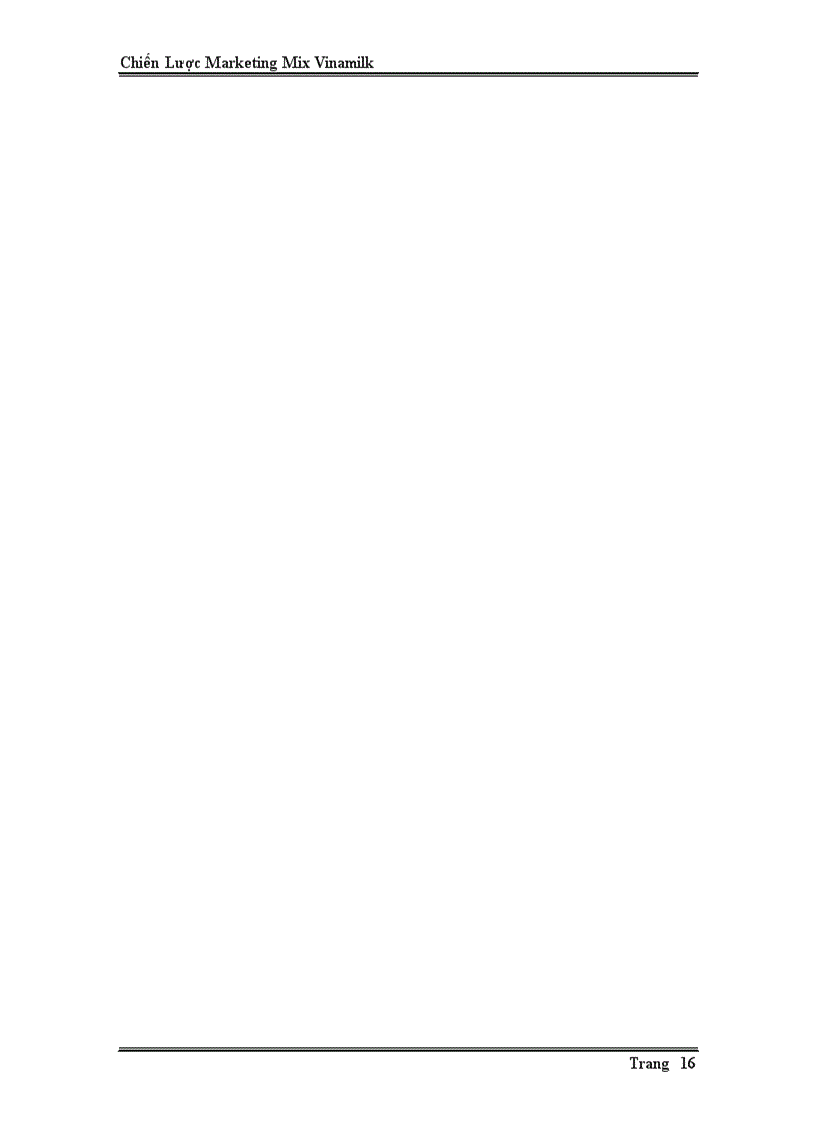 image for page Chiến Lược Marketing Mix của Vinamilk