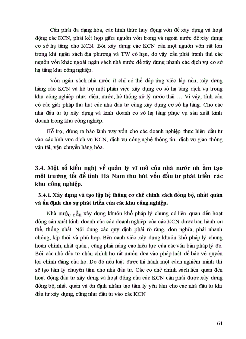 image for page Phương hướng và giải pháp nhằm thu hút vốn đầu tư vào trong các khu công nghiệp tỉnh Hà Nam