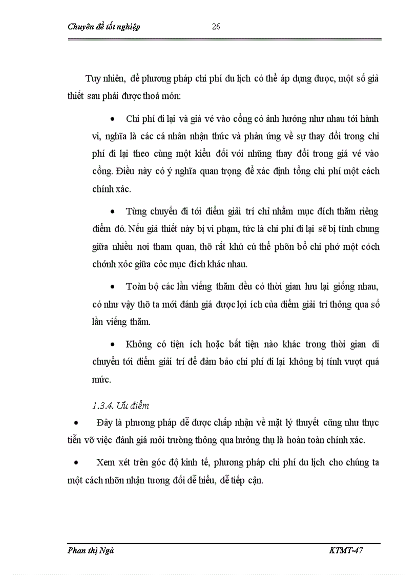 image for page Lượng giá giá trị cảnh quan khu du lịch hồ thác bà bằng phương pháp chi phí du lịch