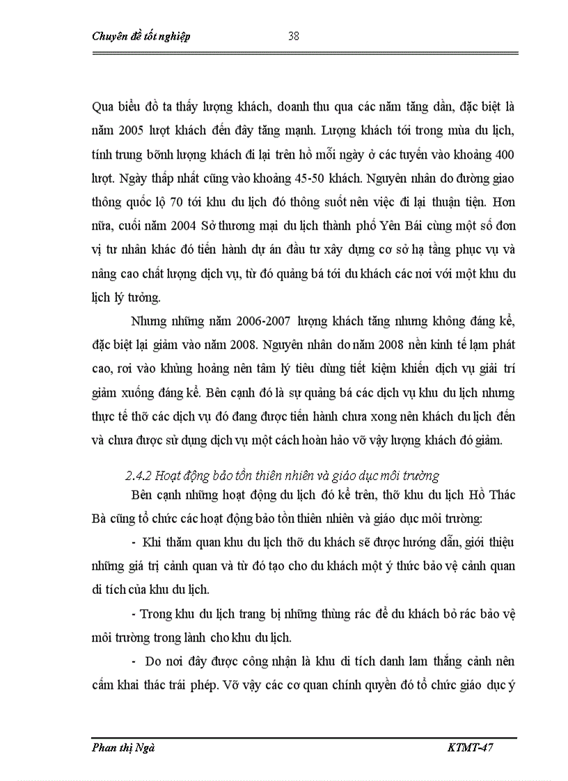 image for page Lượng giá giá trị cảnh quan khu du lịch hồ thác bà bằng phương pháp chi phí du lịch