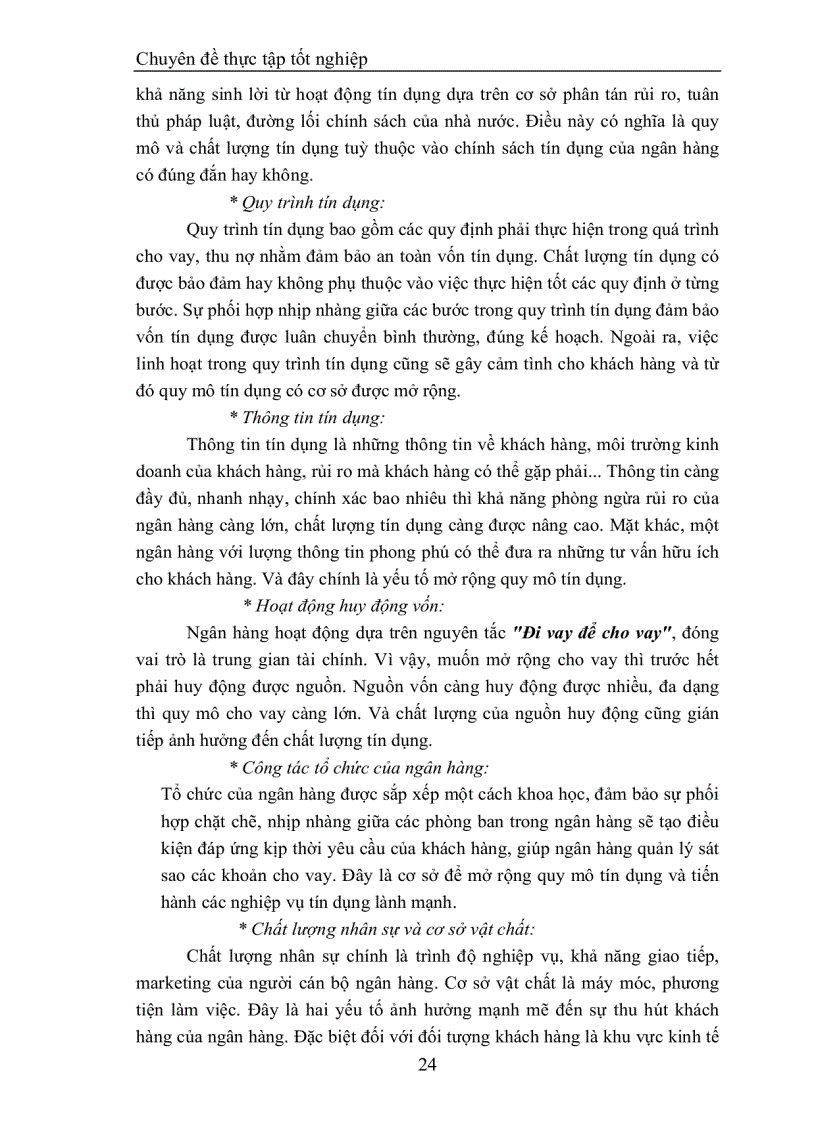 image for page Luận văn tốt nghiệp Giải pháp nâng cao chất lượng tín dụng đối với kinh tế ngoài quốc doanh tại Sở giao dịch I Ngân hàng Đầu tư và Phát triển Việt Nam