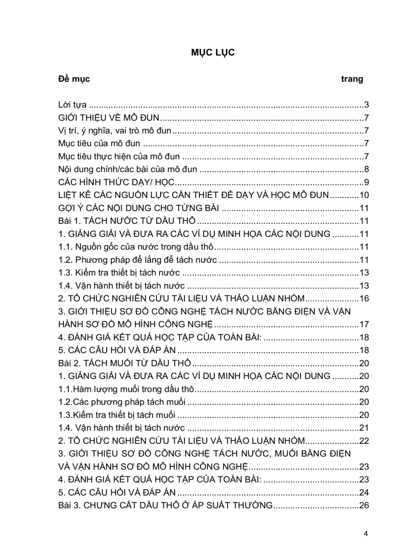 image for page Mô đun CHƯNG CẤT DẦU THÔ